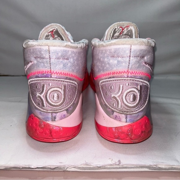 Nike KD 12 Aunt Pearl Basketball Shoes Breast Cancer Awareness Pink Plush Mesh